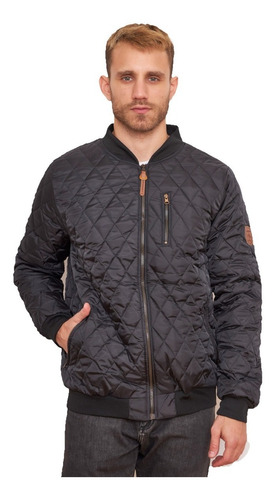 Campera Matelasé De Rombos Bomber