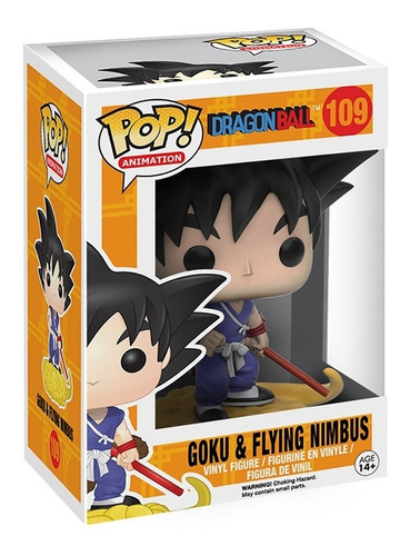 Funko Pop! Dragon Ball Z, Goku & Flying Nimbus #109 (Reacondicionado)