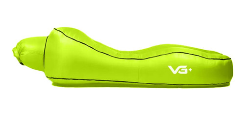 Sofá De Ar Inflável Relaxante Camping Saco Dormir Verde Vg+