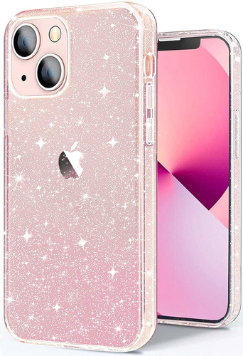 Compatible Con   13 Case, Clear Glitter Sparkle Bling S...