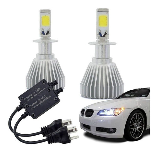 Kit Lâmpada Multilaser Super Led Headlight H3 6200k 12v Efe