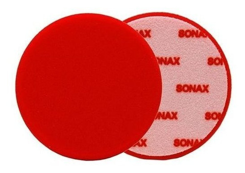 Boina De Espuma Premium Sonax 6  Agressiva Vermelha