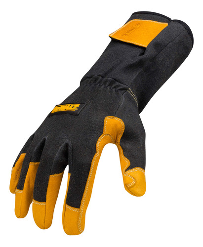 Dewalt Guantes De Soldadura Tig Premium, Ajustables, Puños.