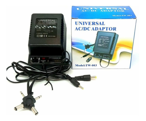 Cargador Fuente Universal Multivoltaje Multiuso 500mah