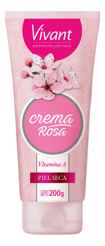 Crema Rosa Piel Seca Con Vitaminas A Iyosei - 200 Grs