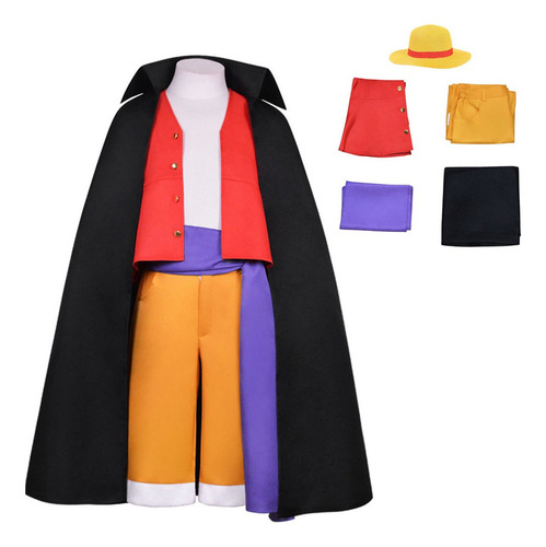 Ropa De Cosplay De Luffy De One Piece