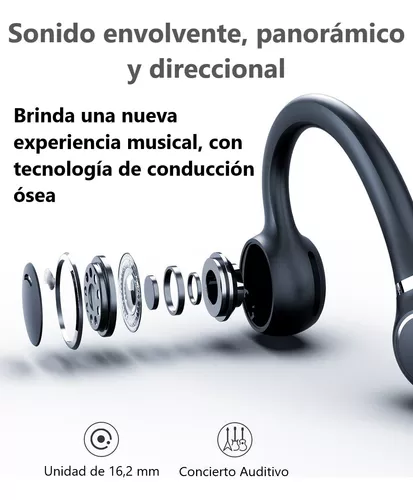 Auriculares Inalámbricos Deportivos Open Ear Conducción Ósea