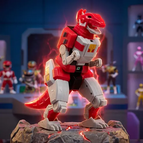 Power Rangers Dinozord Tiranossauro Vermelho Megazord Sunny