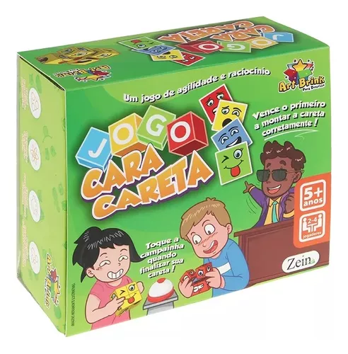 Jogo Expressões Faciais Cards e Cubos