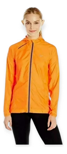 Chamarra Fosfo Impermeable Running Mizuno Katara Talla L 