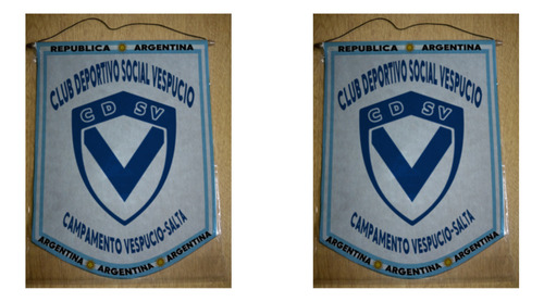 Banderin Chico 13cm Club Deportivo Social Vespucio Salta
