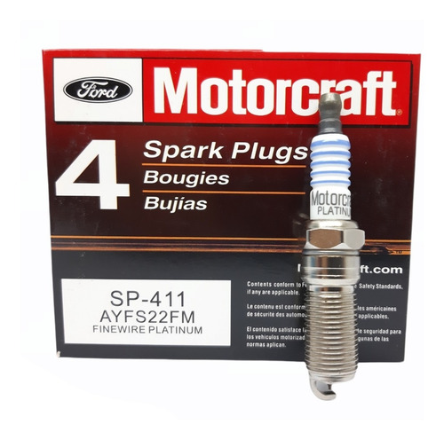 Bujias Motorcraft Sp411 Ford Fiesta Ka Max Power Move Balita