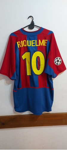 Camiseta Barcelona 2002 Riquelme Champions League 