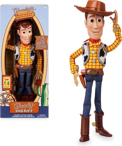 Muñeco Toy Story Woody 45 Cm Frases Inglés Marca Disney 
