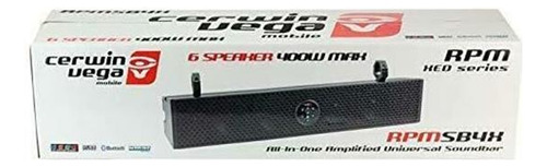 Cerwin Vega Rpm Xed 100w Rms Barra De Sonido Resistente Al A