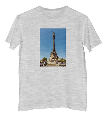 Remera Niño Cristobal Colon Monumento España Iberico