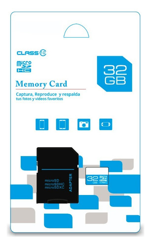 Tarjeta Micro Sd Hc 32gb C/adaptador 03-db80001