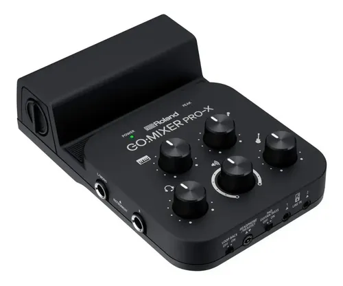 Roland GO:Mixer Pro-X Audio-Interface + Keepdrum Kopfhörer – Mobiles Aufnahme- & Streaming-Set Für Smartphone/Tablet
