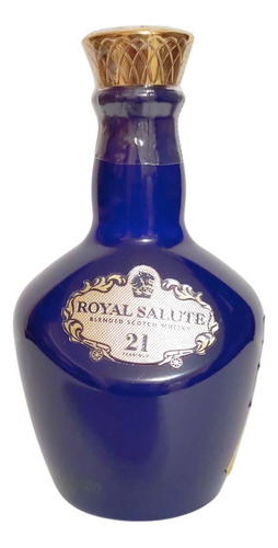 Chivas Regal Royal Salute whisky blended scotch garrafa miniatura 21 anos 50ml