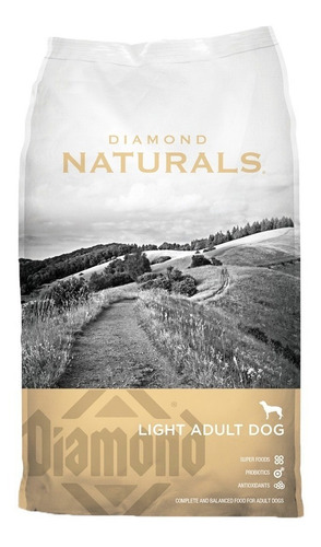 Imagen 1 de 1 de Alimento Diamond Naturals Light Adult Dog para perro adulto todos los tamaños sabor cordero y arroz en bolsa de 13.5kg