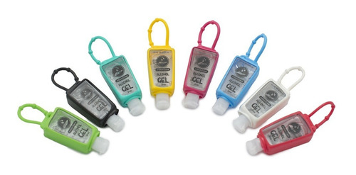Imagen 2 de 5 de 6 Alcohol Gel Silicona Colgar Sanitizante Reutilizable