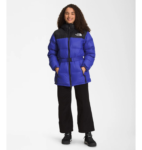 Parka The North Face W Nuptse Belted Mid Jacket - Mujer M Lapis Blue