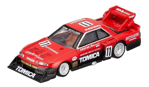 Tomica Premium 01 Skyline Turbo Turbo Super Silhouette 1/67 Cor vermelha