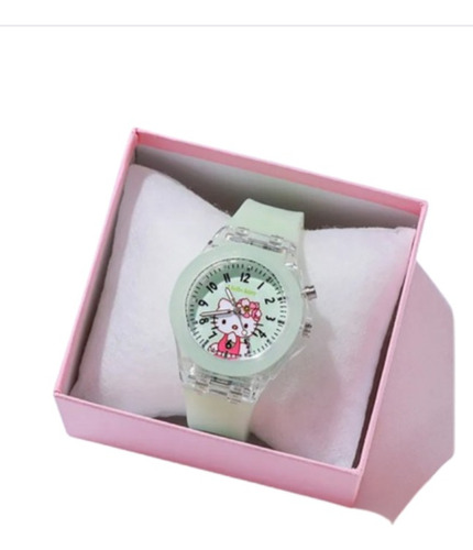 Reloj Hello Kitty Para Niñas, Luminoso, 3 Diseños Disponible
