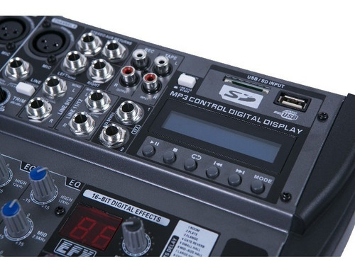 Imagen 4 de 8 de Consola Mixer Moon Mc 12 Usb Fx Bluetooth Interfaz Graba Cjf