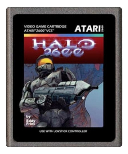 Juego Atari 2600 Halo 2600 Usado En Buen Estado, Solo Juego.