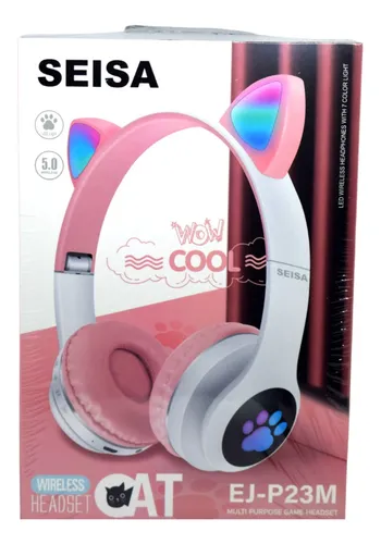 Auricular Inalámbrico Seisa Ej-p23m C/ Luz Led Verde Agua