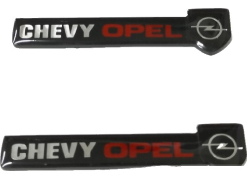 Par De Emblemas Laterales Chevy Opel