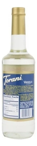 Sin Azucar Torani Jarabe Para Bebidas Sabor Vainilla 750ml