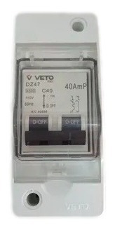 Interruptor Breaker 602 Dos Polos Veto 40amp