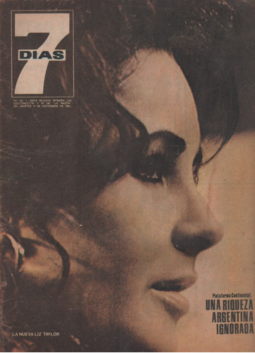 Revista 7 Dias De La Razon * Liz Taylor , El T C - Año 1966