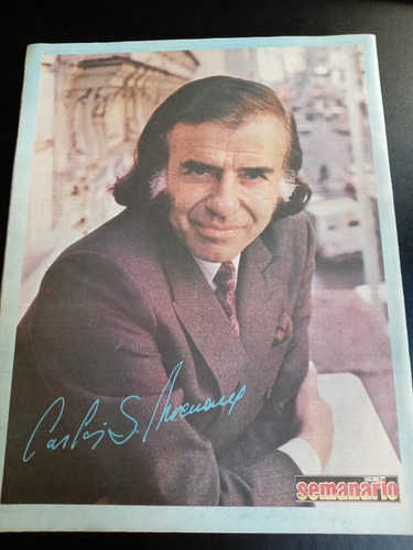 Revista Semanario Tabloide 516 Menem Presidente 1989 16/5 (Usado)