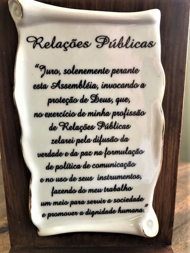 Pergaminho Rústico Juramento Relações Publicas