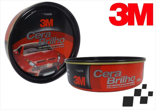 Combo 6 Unidades Cera Polidora Brilho Marca 3m 200 Gr