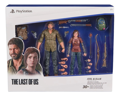 Figura Joel E Ellie The Last Of Us The Shapes Collection