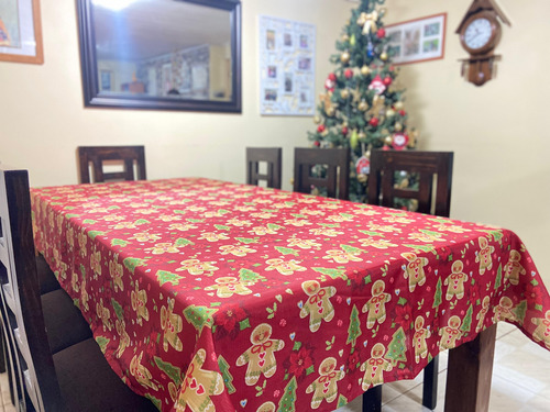 Mantel Rectangular Navideño 2024