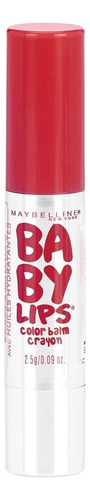 Maybelline Baby Lips Crayón Balm 25 Refreshig Red