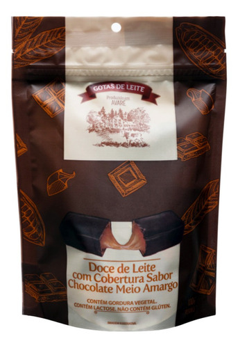 Doce De Leite Avaré Pingo De Leite Com Chocolate 100g