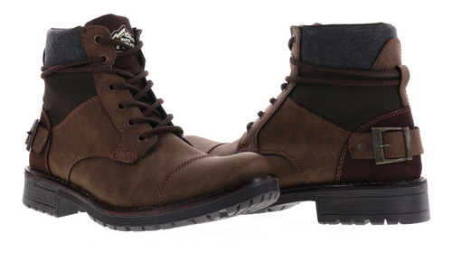Imagen 1 de 4 de Botas Para Hombre Tacticas Industriales Cafe Erez
