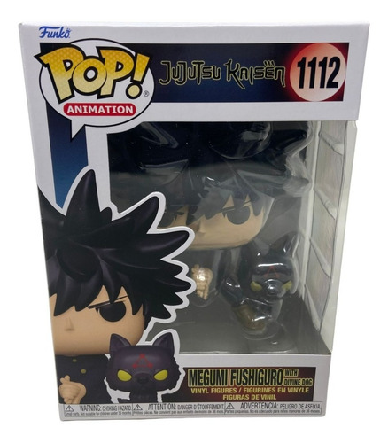 Jujutsu Kaisen Megumi Fushiguro Y Perro Funko Pop #1112