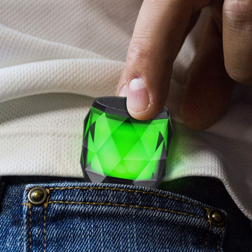 Altavoz Bluetooth Portátil Con Luces, Luz Nocturna Inalámbri