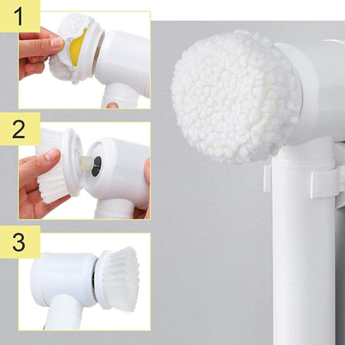 Cepillo Lavavajillas Eléctrico Para Cocina Y Baño Recargable