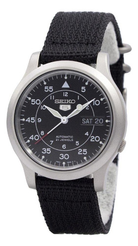 Seiko Snk809k2 Reloj Hombre Acero Inoxidable Seiko 5 Milita.