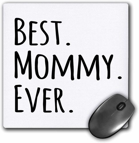 Mouse Pad Frase Mejor Mama De Todas 8 X 8 Pulgadas