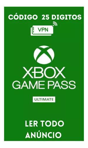 Cartão Xbox Game Pass Ultimate 1 Mês (Formato Digital)