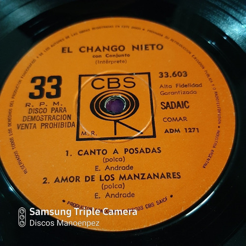 Simple El Chango Nieto Cbs 33603 C15